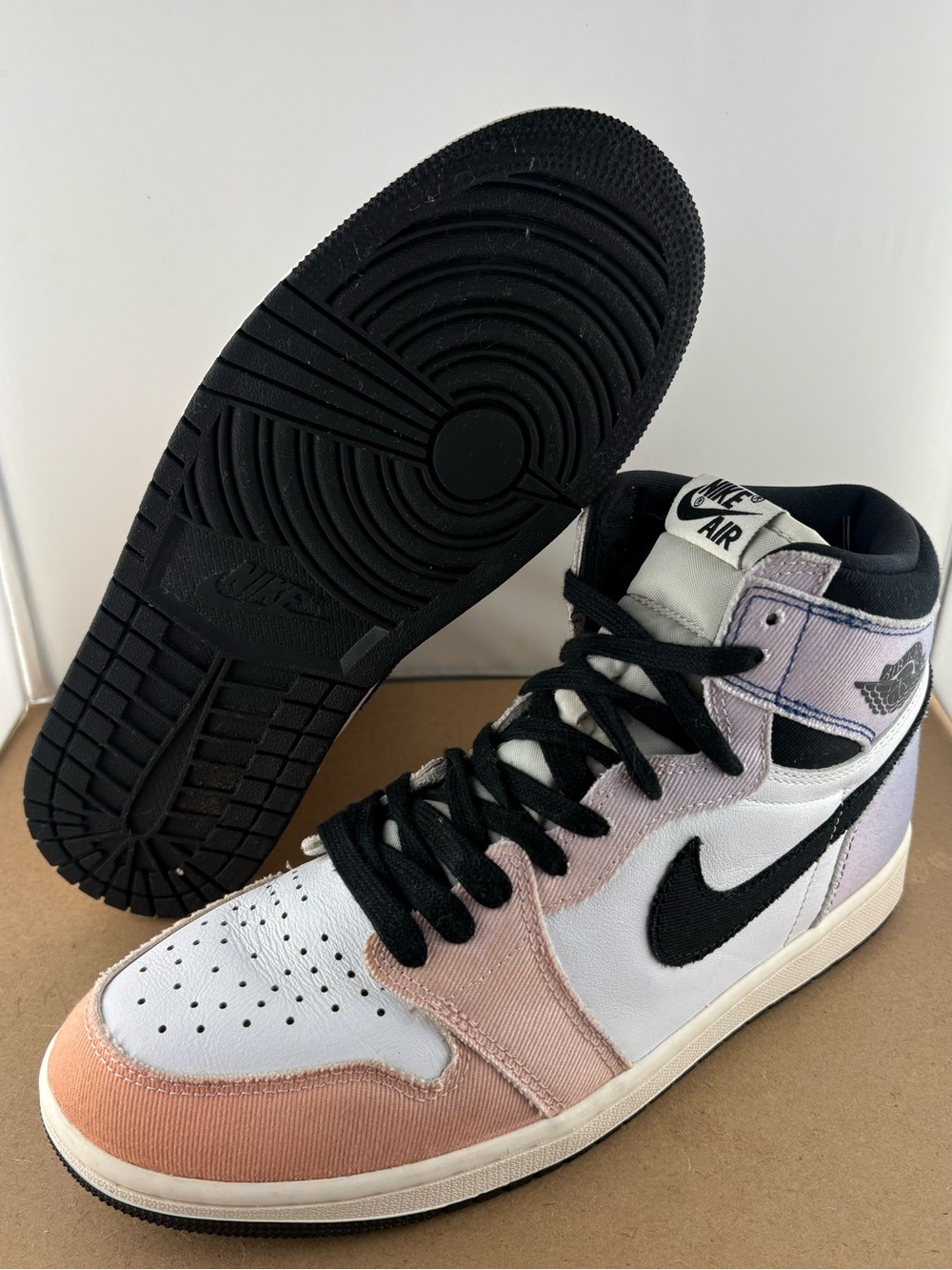 Nike Air Jordan 1 Retro Hi OG Craft DX0054-805 Skyline 2023 Denim size 9.5 (A6)